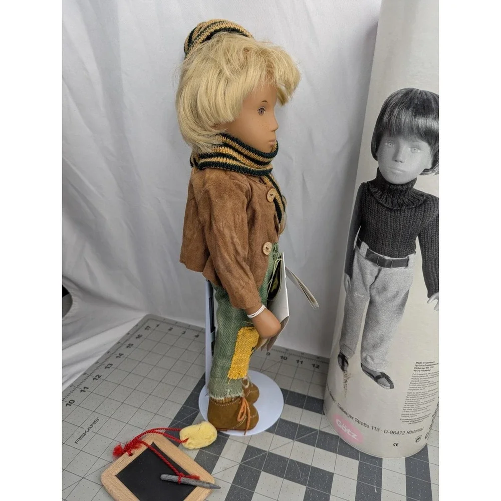 Gotz Sasha‎ Doll Alberto Boy Chalkboard Tube Papers